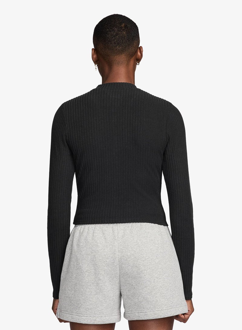 Nike Chill Knit Wide Ribbed Cardigan - Image 2