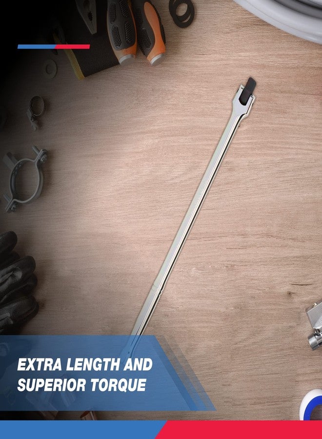 NEIKO 00206A 1/2" Breaker Bar, 1/2-Inch Drive 24-Inch Breaker Bar, Flex Head Chrome-Moly Cr-Mo, Lug Nut Wrench, Tire Bar, Cheater Bar - Image 5