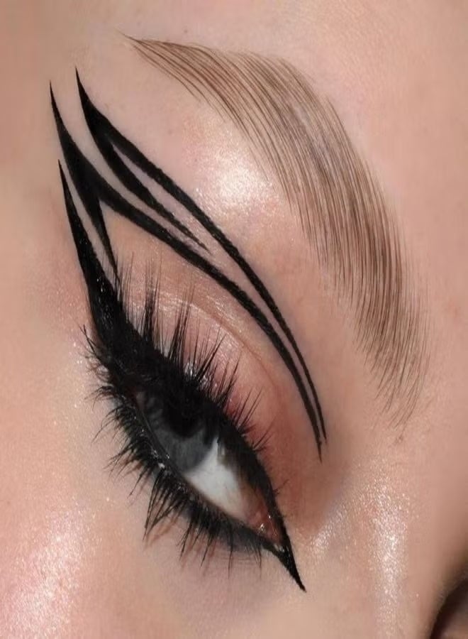 MOIRA Eye-Catching Dip Liner – 01 Black, Waterproof Liquid Eyeliner, Precision Felt Tip, Smudge-Proof, Long-Lasting, Intense Black, 2.5 ml - Image 4