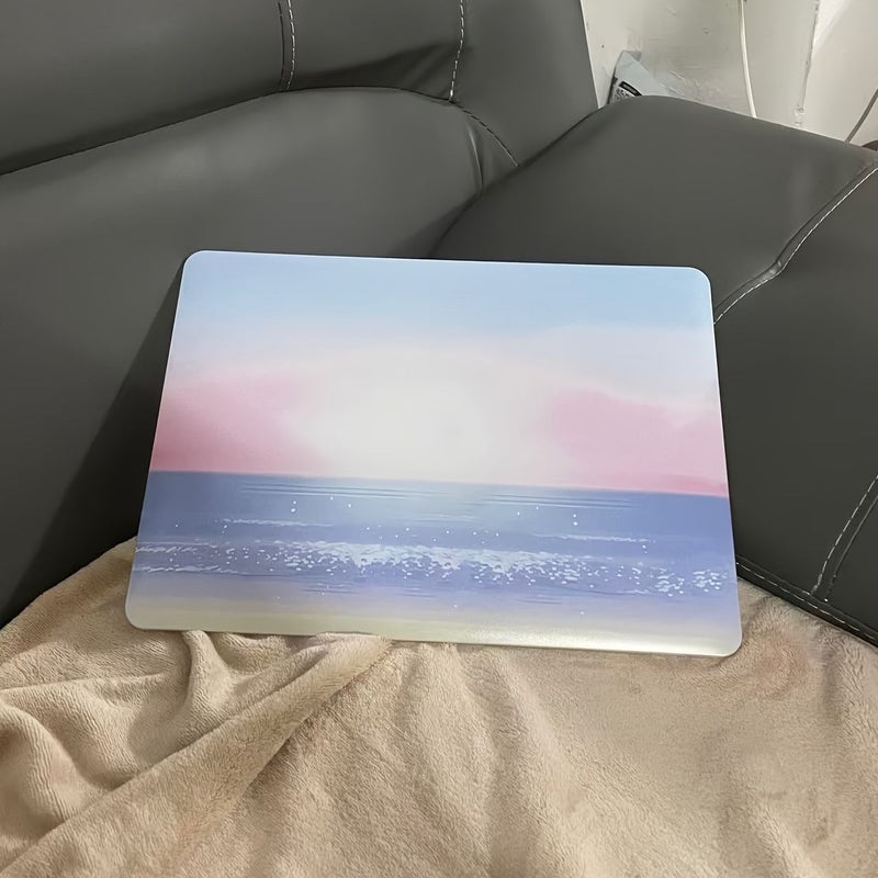 غلاف كمبيوتر محمول شبه صلب بنقوش إبداعية مطبوعة لأجهزة MacBook Air Pro بمقاسات 11 12 13 14 15 16 بوصة موديلات 2021 2020 2019 2018 M1 M2 M3 A2337 شاشة ريتينا 13.3 بوصة A1425 A1502 غطاء علوي بدون شعار مجوّف مع غطاء سفلي - Image 5