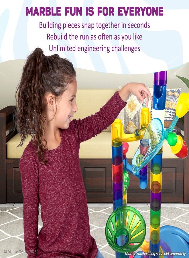 Marble Genius Jumps & Swings, 8pcs Marble Run Accessory Set for Kids Ages 4+, Fun Ultimate Marble Track Race Add-on Kit for Teens STEM - Image 4