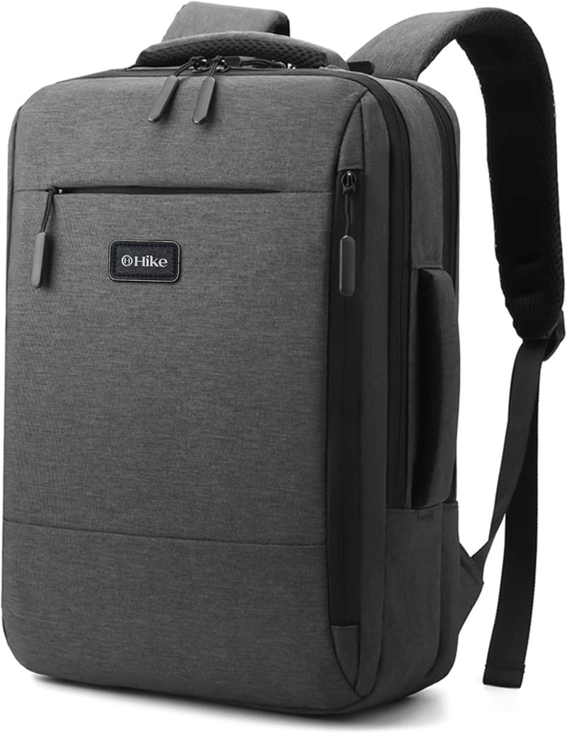 Hike Unisex Slim Laptop Backpack 16-inch Water Resistant Shoulder Daypack with Built in USB Port for Travel/Business/College/School, HK911 - Image 1