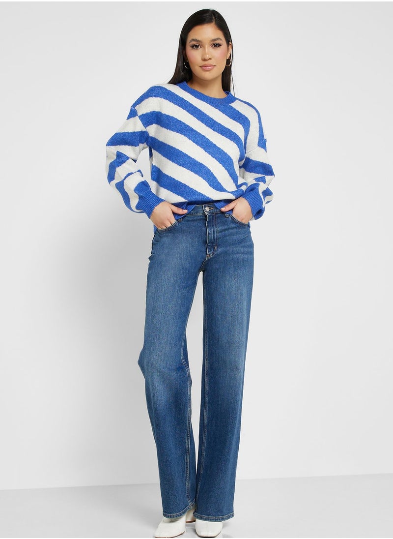 Striped Knitted Sweater - pzsku/Z4CF1B607D35CF444CFDAZ/45/_/1700501084/f728f21a-3510-4792-b4c0-243f36ef0176