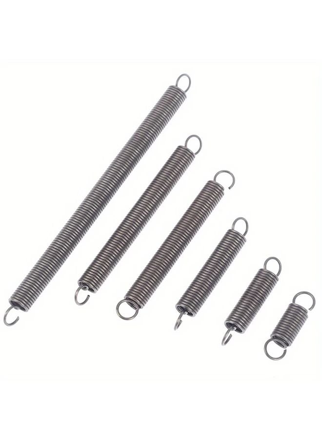 1.0x8x60mm Extension Tension Spring Steel Hook Expansion Spring Wire - Image 3