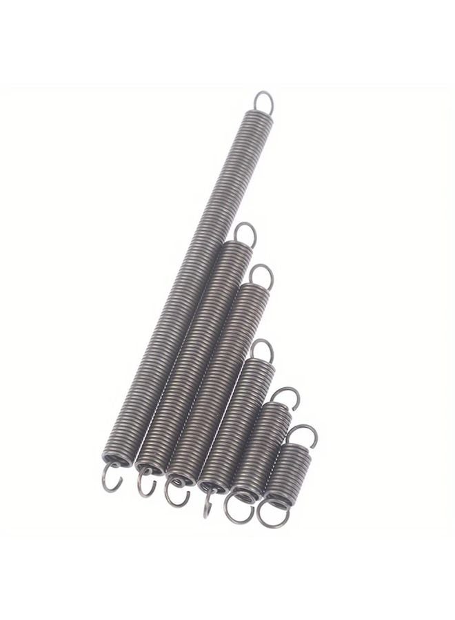 1.0x8x60mm Extension Tension Spring Steel Hook Expansion Spring Wire - Image 2