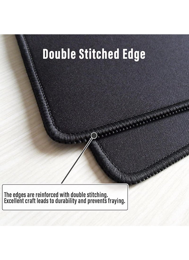 Generic Large Gaming Mouse Pad with Stitched Edges 800*300*3MM Mouse Pad with Anti-Slip Base Minimalist Topographic Map Desk Mat  - Image 2