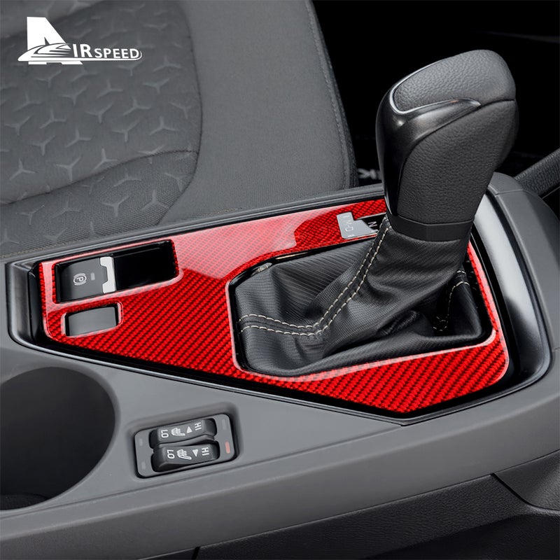 For Subaru Crosstrek Impreza 2024 Real Soft Carbon Fiber LHD Sticker Gear Shift Panel Interior Trim Accessories - Image 4