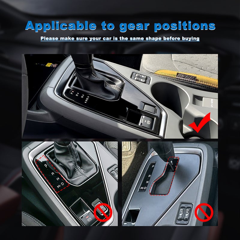 For Subaru Crosstrek Impreza 2024 Real Soft Carbon Fiber LHD Sticker Gear Shift Panel Interior Trim Accessories - Image 2