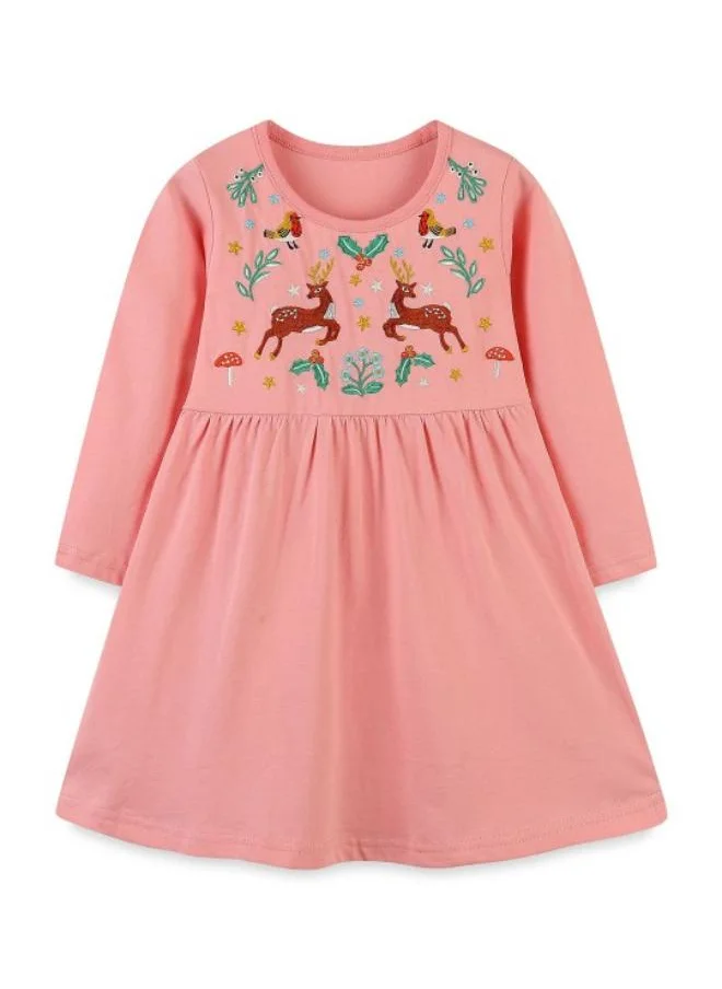 YUNIQEE Embroidered A-Line Dress