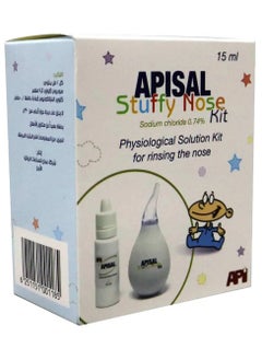Nasal Drops With Aspirator 15 Ml Solution For Cleaning Nose
