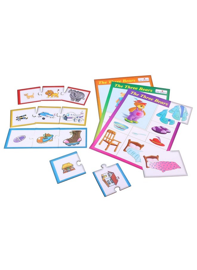 Creative's Creative's Fun with Sizes| Self-Correcting Puzzles for Kids| Matching Skill Puzzles| Activity Guide| Pres-School Toys| Learning Games| Jigsaw Puzzle for Kids| Ages 3 & Up  - Image 2