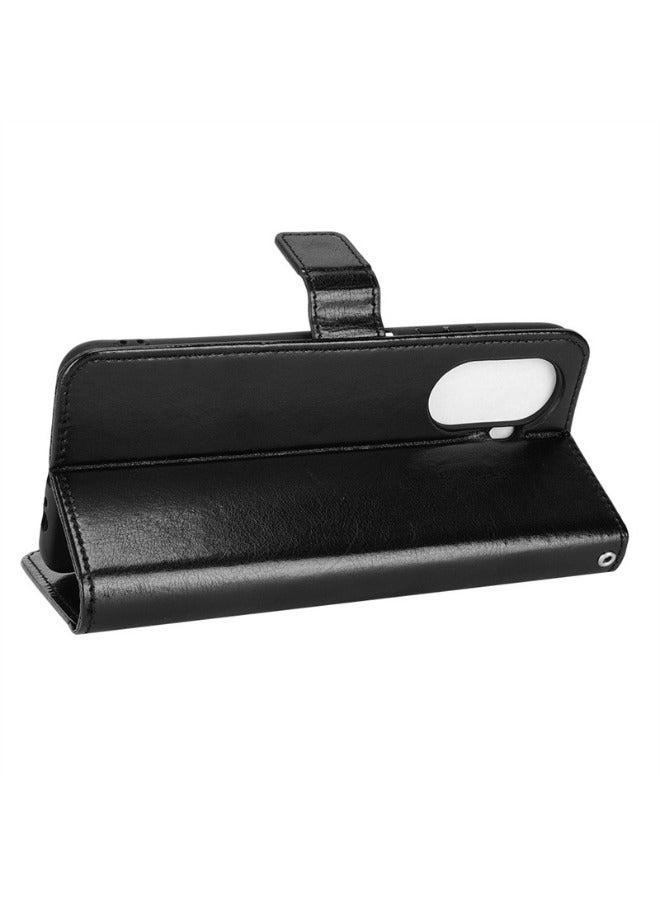 HUAWEI Nova Y71/Y70 Phone Case, Wallet Case for Huawei Nova Y71/Y70 4G, Magnetic PU Leather Stand Card Slot Folio Cover with TPU Shockproof Inner Shell Compatible with Nova Y71/Y70, Black - Image 4