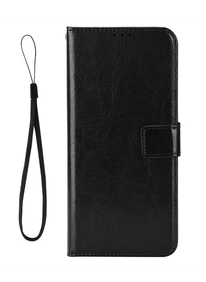 HUAWEI Nova Y71/Y70 Phone Case, Wallet Case for Huawei Nova Y71/Y70 4G, Magnetic PU Leather Stand Card Slot Folio Cover with TPU Shockproof Inner Shell Compatible with Nova Y71/Y70, Black - Image 3