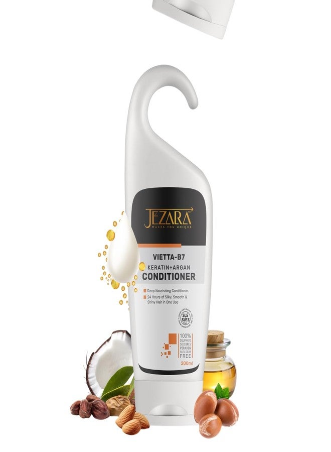 JEZARA Vietta-B7 Keratin-Based Onion + Argan Hair Conditioner | For Stronger, Healthier & Shinier Hair | For Men & Women | 200ml - Image 1