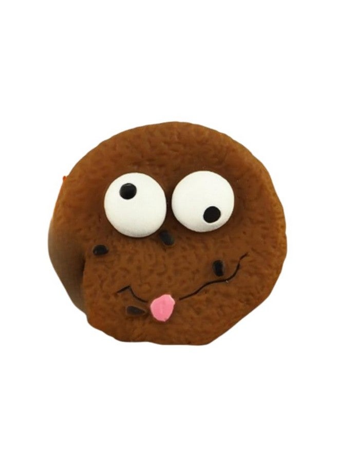 بت لعبة الكلب على شكل دونات الشوكولاتة تصدر صوتًا مزعجًا وتنظف الأسنان وتحميها وتمضغها - Image 1