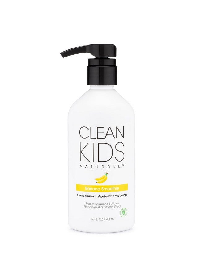 Gabriel Cosmetics Clean Kids Naturally Banana Smoothie Conditioner 16 Oz (1 Bottle) - Image 2