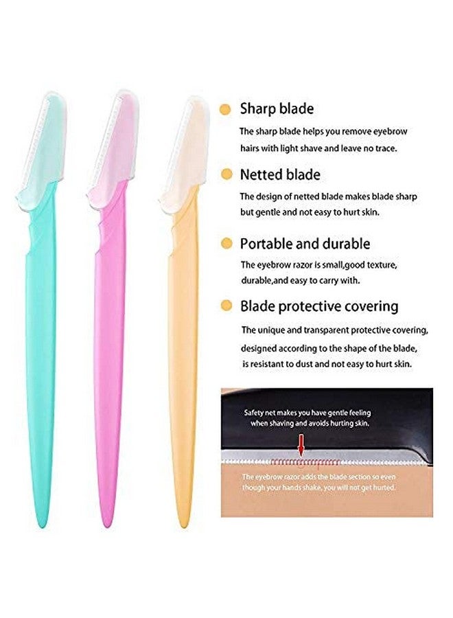 Temperia Women Face Razor | Eyebrow & Facial Hair Removal Razor | Safe & Painfree Remover | Pack of 6 Razors - Image 3