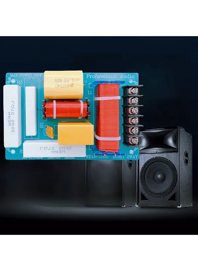 Two Way 200W Peak Power Crossover For DIY Speaker Upgrade Solder Free Installation - Image 4