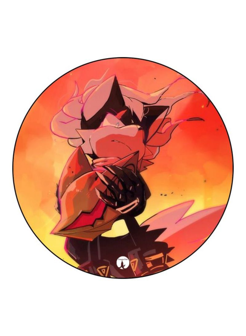 RKN Sonic Printed Fridge Magnet  Orange/Brown/Red - Image 1