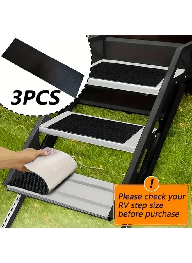 3pcs Anti Slip Caravan Step Pad 15.74x7.87 Inch Portable Lightweight Quick Drying - Image 2