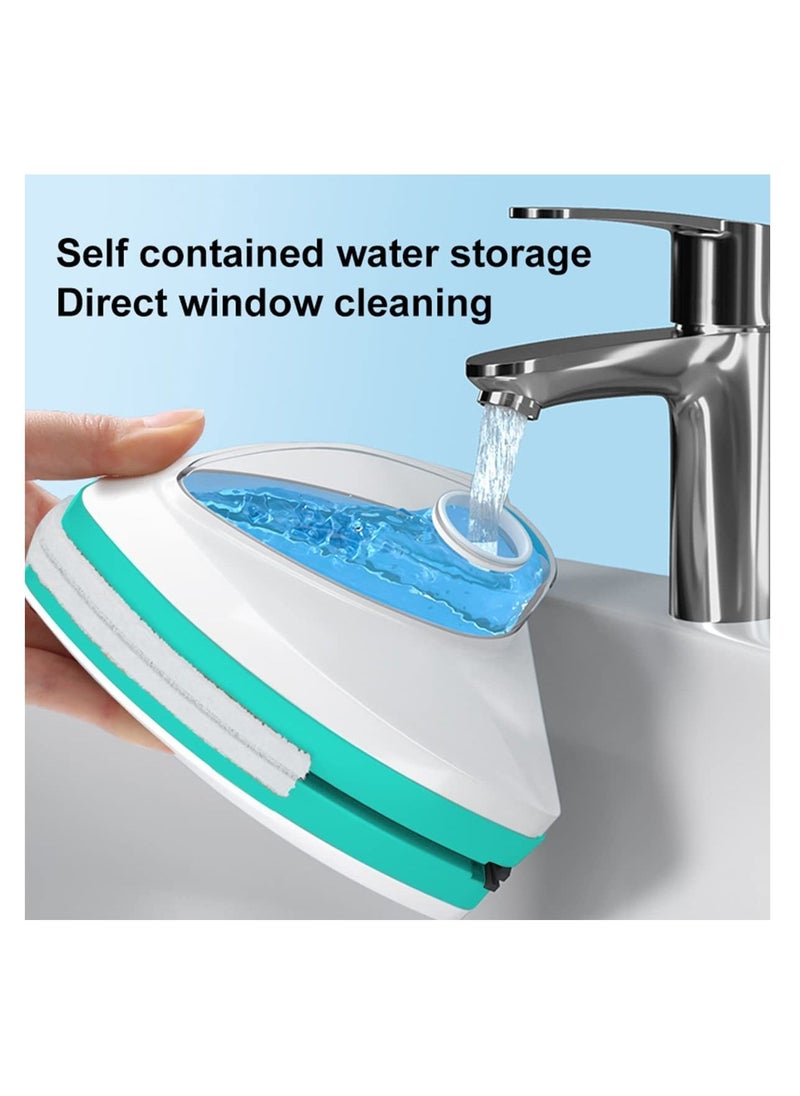 Arabest - Magnetic Glass Cleaning Brush Double Side Glass Cleaning Brush For Window Cleaning Household Cleaning Tool Magnetic Window Cleaner Brush Thickness 0.6''- 1''(15-26mm) - Image 1