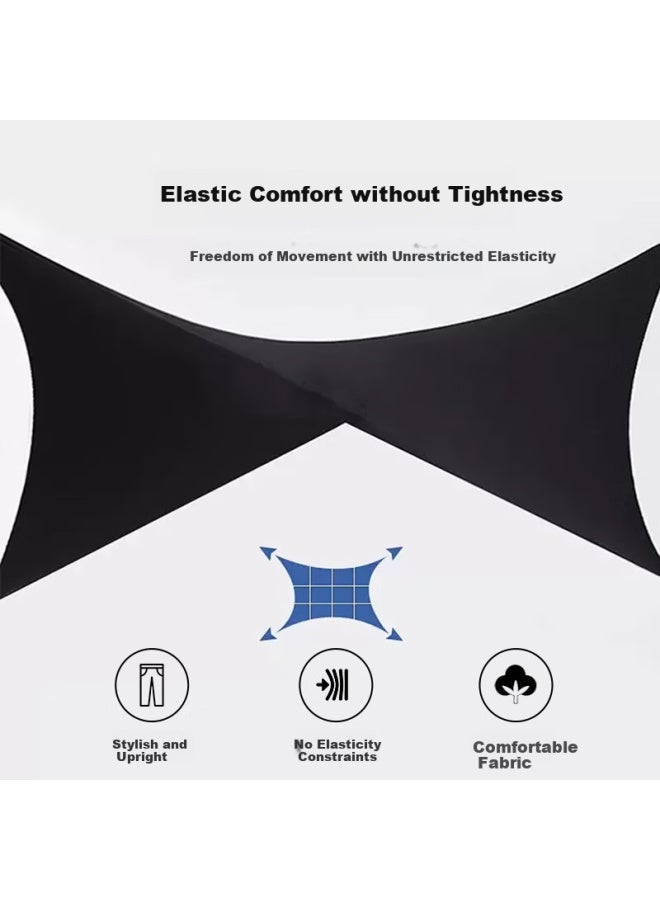 Tries Casual Pants For Men, Business Style, Autumn And Winter Thick Version, New Product, Elastic Comfortable Draping, Wrinkle-resistant, Composite Oriental Minimalist Luxury Style - Image 2