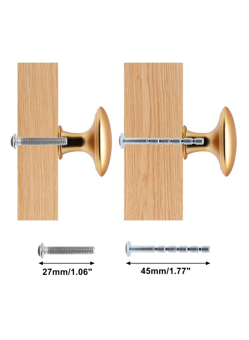 Winnie 6 Pack Exquisite Design Round Antique Gold Dust Kitchen Cabinet Handles Cabinet Door Handles Drawer Handles Dresser Handles - Image 5