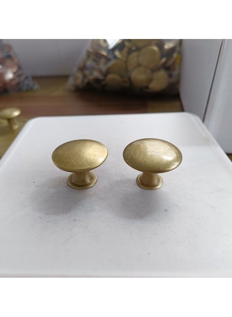 Winnie 6 Pack Exquisite Design Round Antique Gold Dust Kitchen Cabinet Handles Cabinet Door Handles Drawer Handles Dresser Handles - Image 3