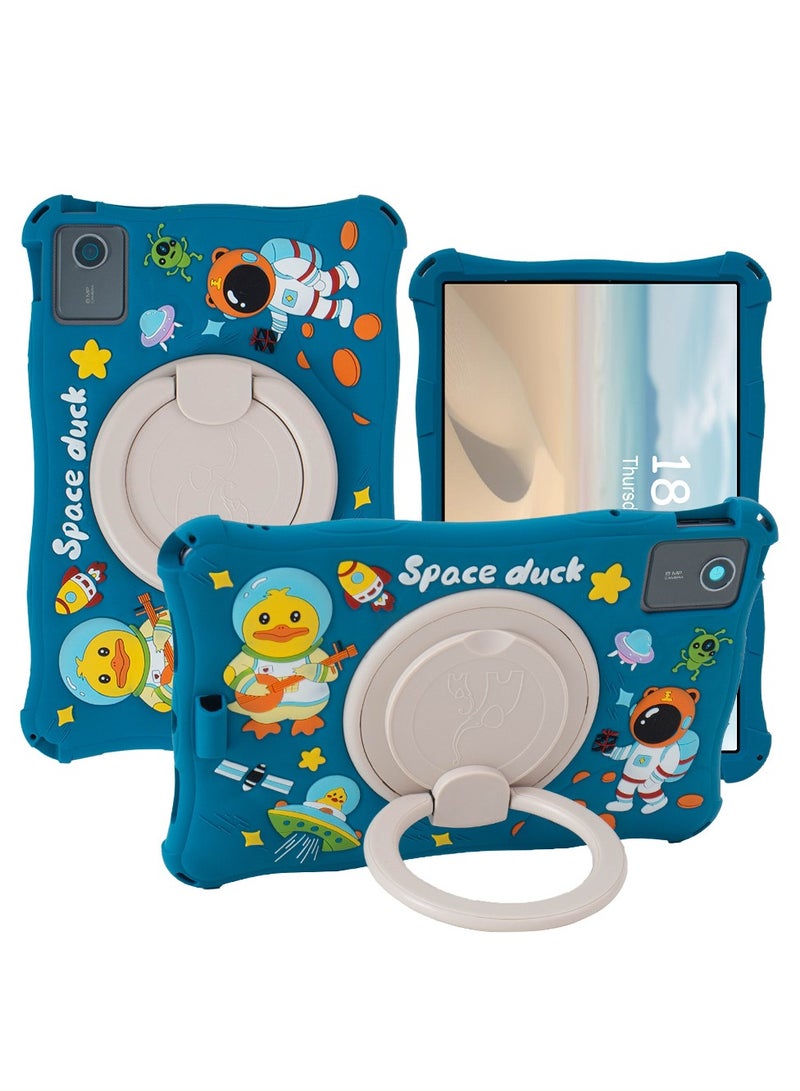 غطاء لجهاز Lenovo Xiaoxin Pad M11 TB 330FC/331FU11 - حقيبة تابلت بحجم 11 بوصة 2024، مقبض دوار 360 درجة للأطفال، غطاء ناعم من السيليكون لجهاز Lenovo Xiaoxin. - Image 1