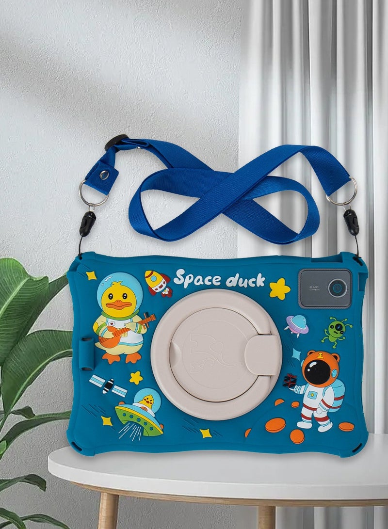 غطاء لجهاز Lenovo Xiaoxin Pad M11 TB 330FC/331FU11 - حقيبة تابلت بحجم 11 بوصة 2024، مقبض دوار 360 درجة للأطفال، غطاء ناعم من السيليكون لجهاز Lenovo Xiaoxin. - Image 2