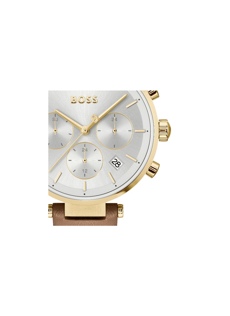 HUGO BOSS HUGO BOSS WATCH ROUND ANALOG WOMEN'S SILVER WHITE CASE WATCH - 1502772  - Image 4