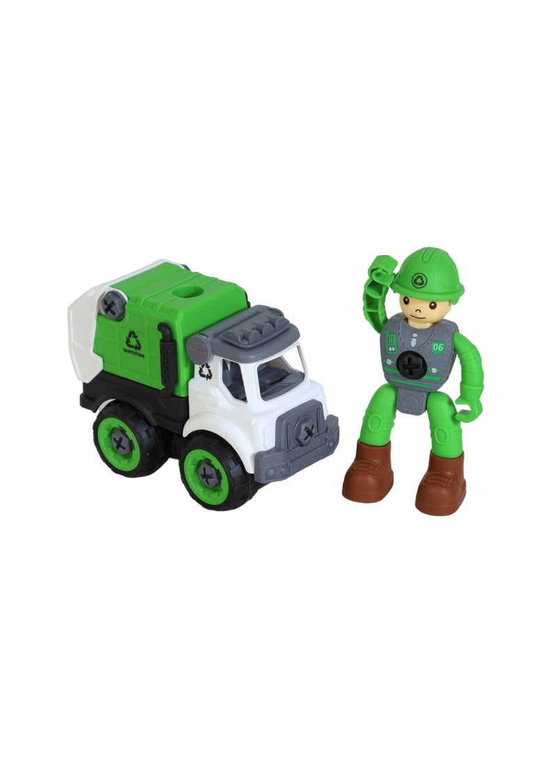 A cleaning vehicle assembly and disassembly set - Image 4