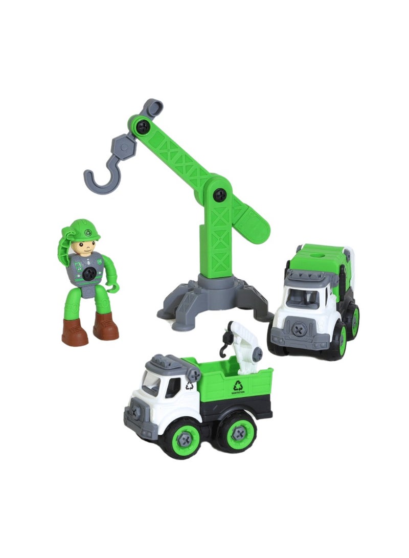 A cleaning vehicle assembly and disassembly set - Image 5