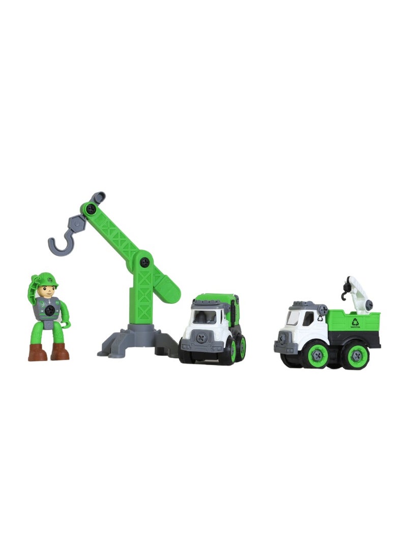 A cleaning vehicle assembly and disassembly set - Image 2