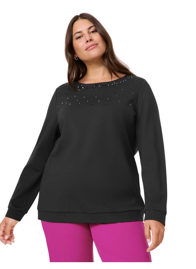 Samoon Decorative Stones Sweatshirt  - Image 1