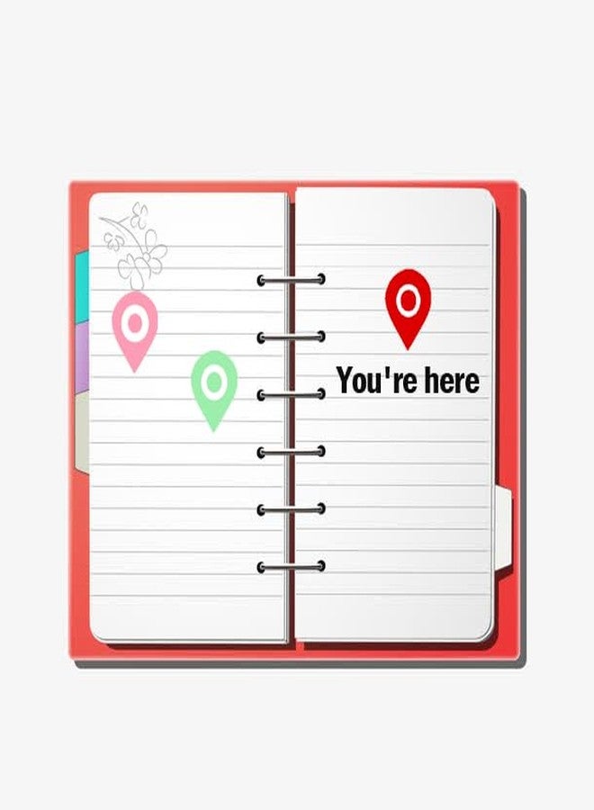 Top label Map Location Position Stickers,Waterproof Removable Sticker,Colored map Location Sticker,Map Pointer Stickers,Indicator Labels,100 Pcs - Image 3