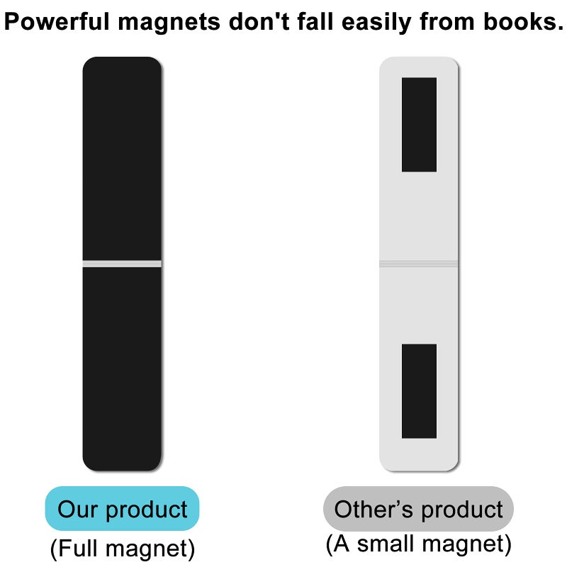 Joyberg 15 Pieces Bookmarks, Magnetic Bookmarks for Women, Men, Book Lovers, Page Markers for Students Teachers Reading (Multi Ocean) - Image 3