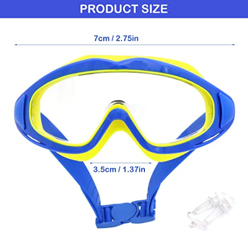 Optifit® Big Frame Swimming Goggles Leakproof Swimming Goggles for Children Kids Swim Goggles with Anti Fog and UV Protection for Boys Girls for Age 3-16 - Image 3