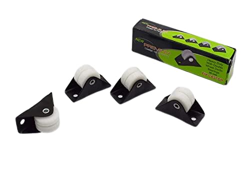Hepiack Ball Caster Wheels for Chairs and Furniture 50kg Load Capacity 30mm Set of 4 - Image 1