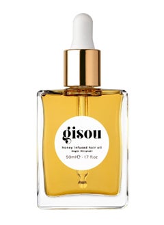 Gisou Gisou Honey Infused Hair Oil, Enriched with Mirsalehi Honey for Deep Nourishment, Hydration, Frizz Control, Heat Protection and Hair Shine, Hair Oil for Damaged Hair and Dry Hair (1.7 fl oz)  - Image 1