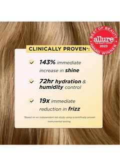 Gisou Gisou Honey Infused Hair Oil, Enriched with Mirsalehi Honey for Deep Nourishment, Hydration, Frizz Control, Heat Protection and Hair Shine, Hair Oil for Damaged Hair and Dry Hair (1.7 fl oz)  - Image 2