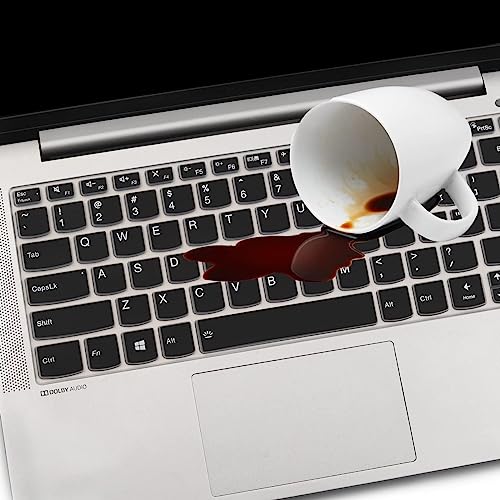 RAYA Silicone Keyboard Cover for Lenovo ideapad Slim3 & Slim5 14inch Laptops | Keyboard Cover for Lenovo IdeaPad Flex 5 & Yoga 7i 2-in-1 / Yoga Slim 6i Laptops (Black) - Image 4