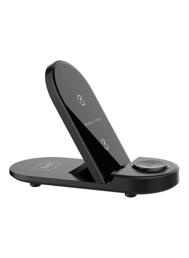 Loquat 3 In 1 Wireless Charger for Mobile Phone Black - Image 5