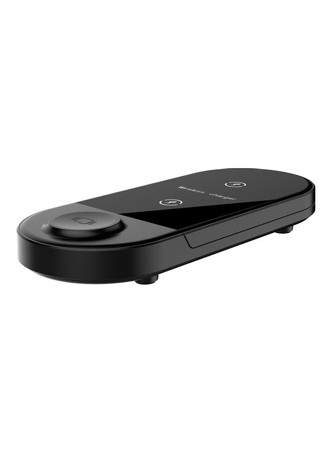 Loquat 3 In 1 Wireless Charger for Mobile Phone Black - Image 3