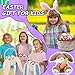 Simgoing 6 Pack Easter Plush Bunny 53 Inch Easter Stuffed Sitting Lop Eared Rabbit with Carrot Soft Lovely for Kids Baby Boys Girls Easter Basket Stuffers Animal Birthday Parties - Image 4