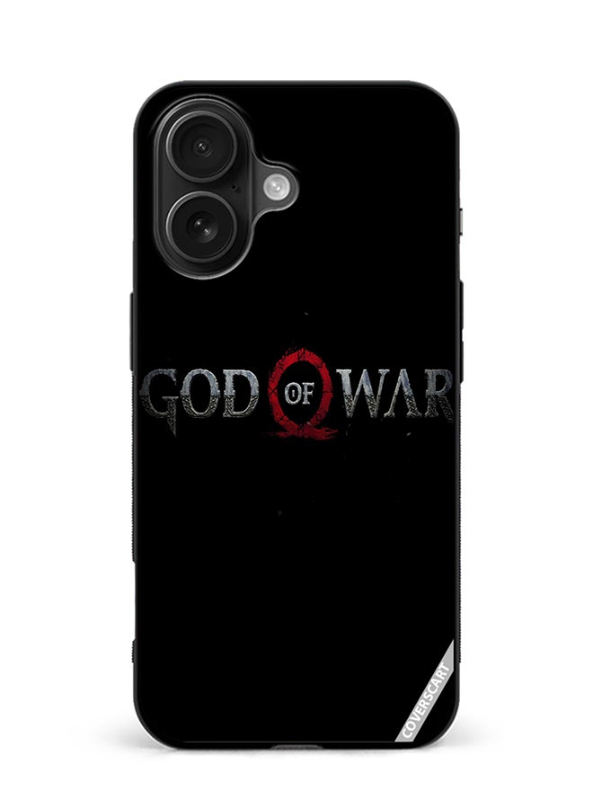 Protective Case Cover For Apple iPhone 16 Plus God Of War Design Black