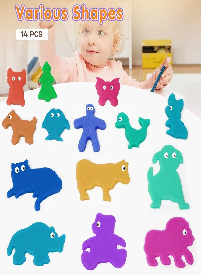 Toyze مجموعة أدوات الصلصال للأطفال، 30 قطعة من ملحقات الصلصال مع عصا فرد العجين وحصيرة وعلبة تخزين، أدوات فنية وحرفية للأطفال من عمر سنتين إلى 8 سنوات، مجموعة هدايا من ألعاب الصلصال لحفلات أعياد الميلاد والكريسماس للبنات والأولاد - Image 2
