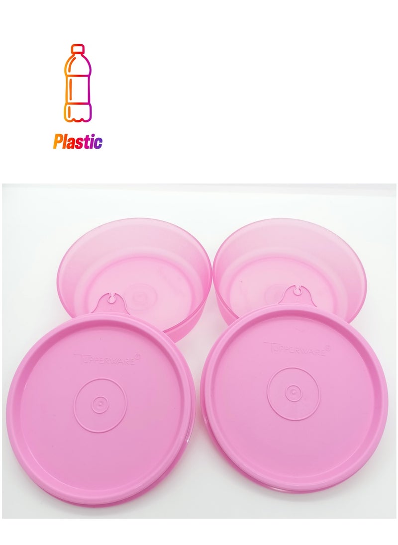 Tupperware Food Container Tupperware Plastic Set 2 Piece  250 ml  - Image 1