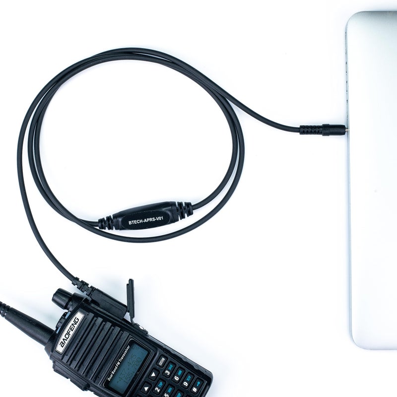 BTECH كابل واجهة صوتية عالمية متعددة الوظائف BTECH APRS-K1 - يدعم APRSpro و APRSDroid - متوافق مع أندرويد و iOS - يدعم BTECH و BaoFeng و TYT و Wouxun و AnyTone و Kenwood والمزيد - Image 4