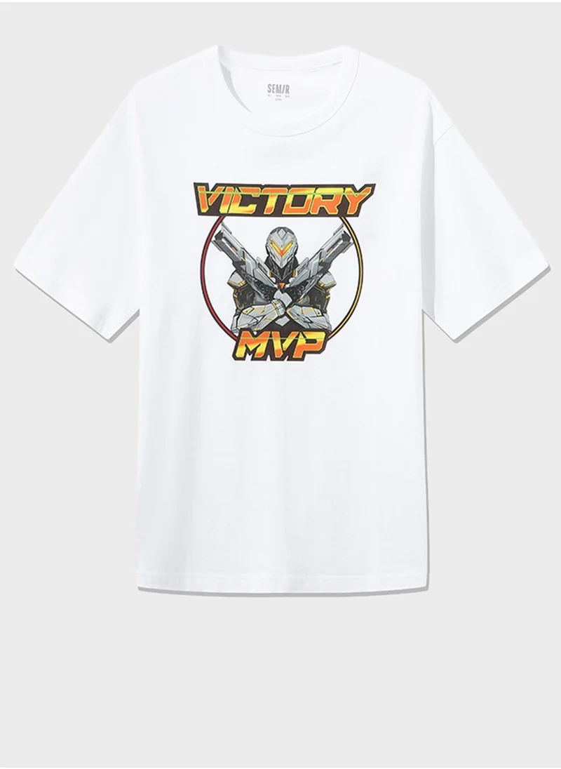 SEMIR Crew Neck Short Sleeve T-Shirt